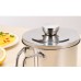 1.8 L 304 Stainless Steel Oil Filter Storage Pot Grease Keeper Oil Container for Bacon Fat, Kitchen Cooking or Frying Oil